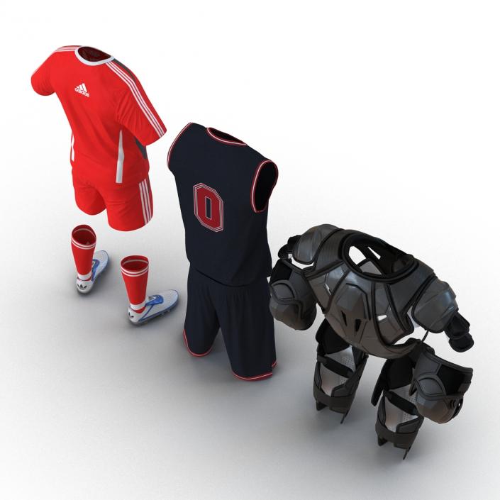 Sport Clothes 3D Models Collection 3D model