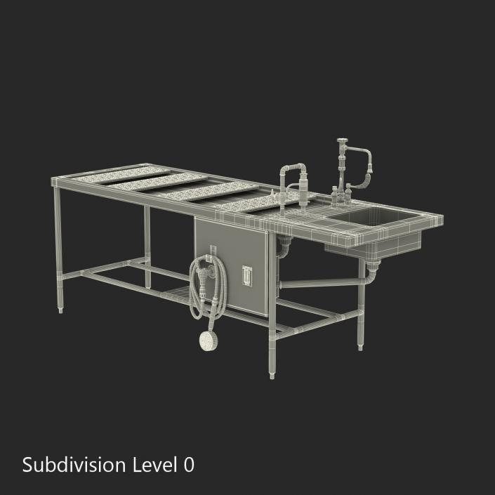 3D Autopsy Table model