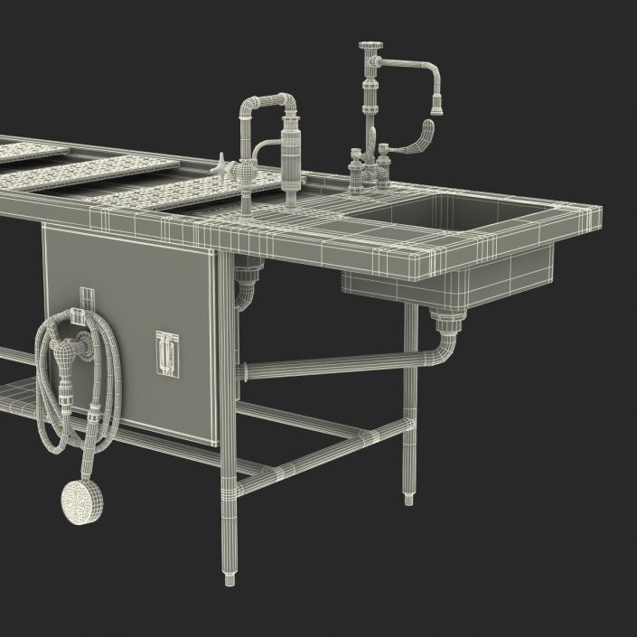 3D Autopsy Table model