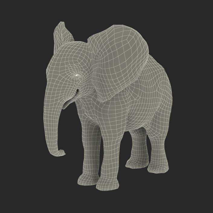 3D Baby Elephant model