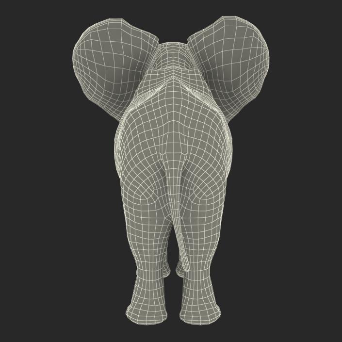 3D Baby Elephant model