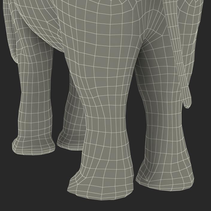 3D Baby Elephant model