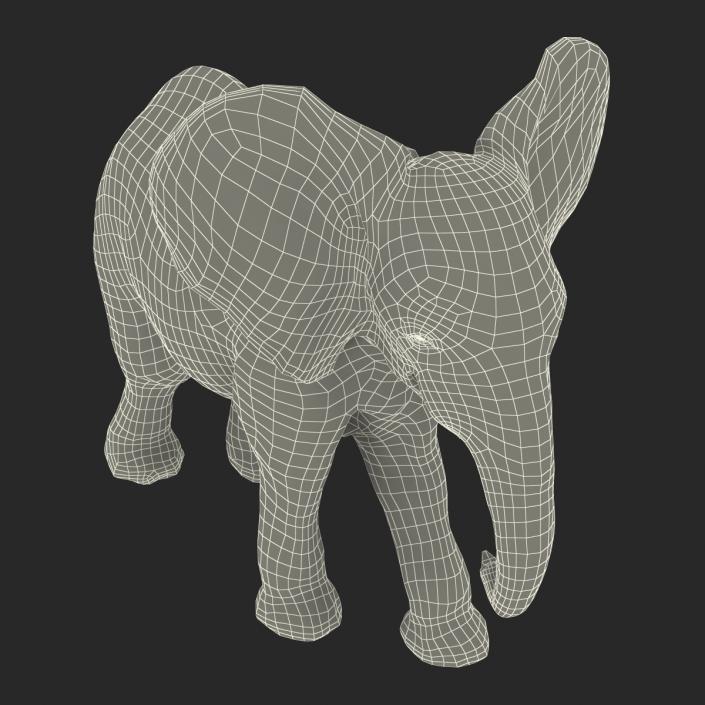 3D model Baby Elephant Pose 2