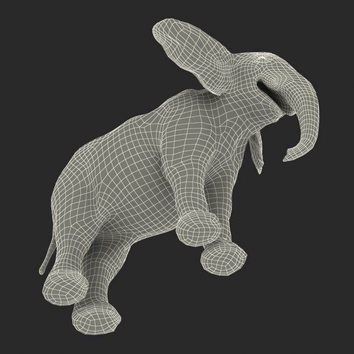 3D model Baby Elephant Rigged