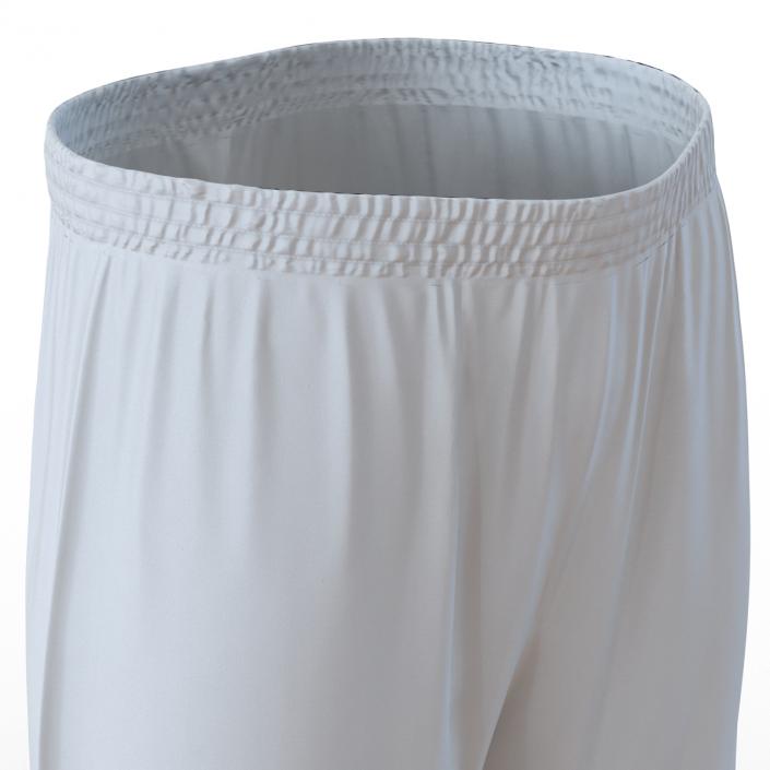 3D Basketball Shorts White model