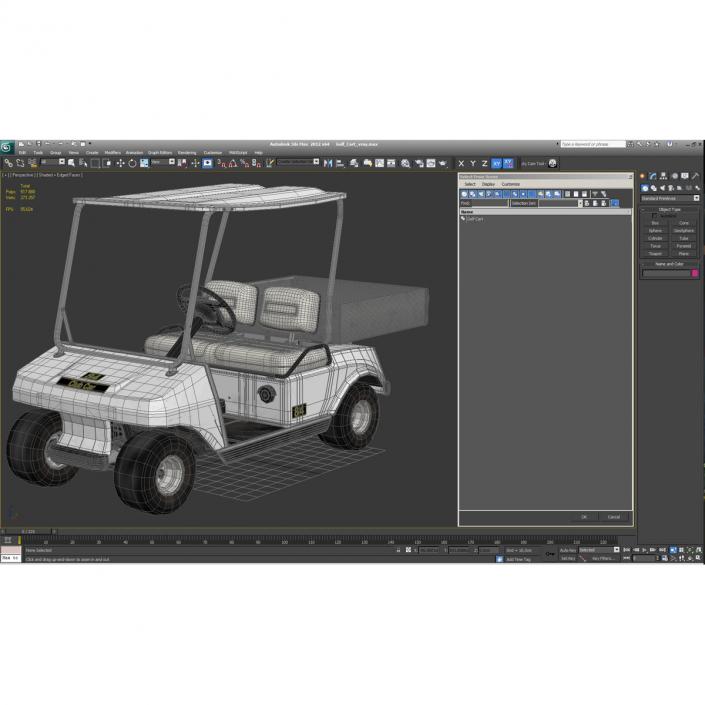 Golf Cart 3D model