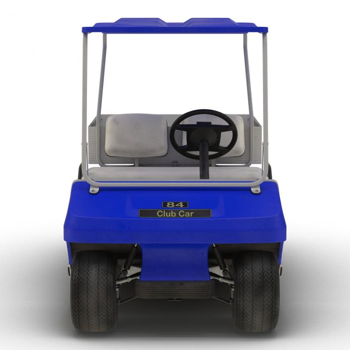 Golf Cart Blue 3D model