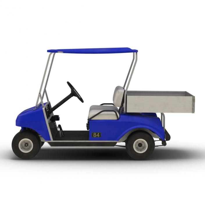 Golf Cart Blue 3D model