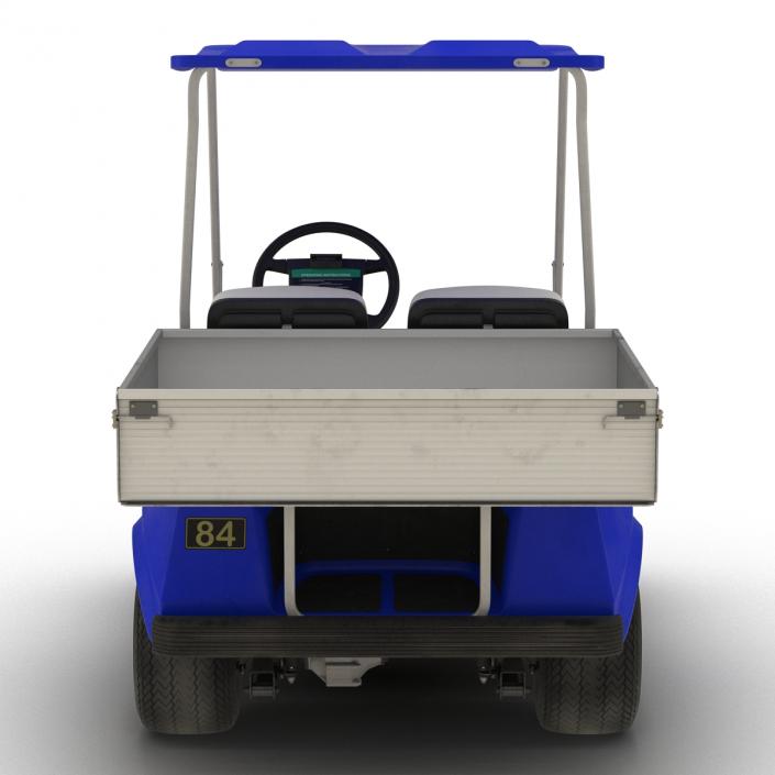 Golf Cart Blue 3D model