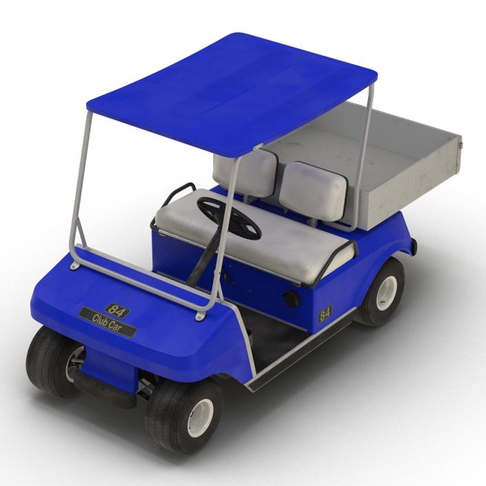 Golf Cart Blue 3D model