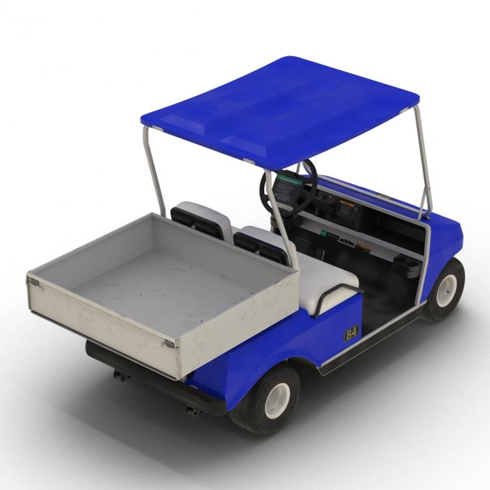 Golf Cart Blue 3D model