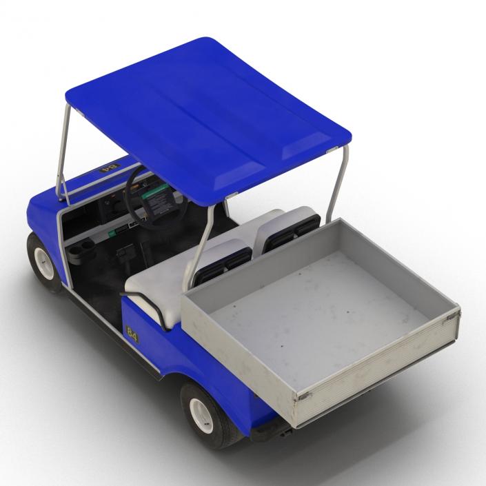 Golf Cart Blue 3D model