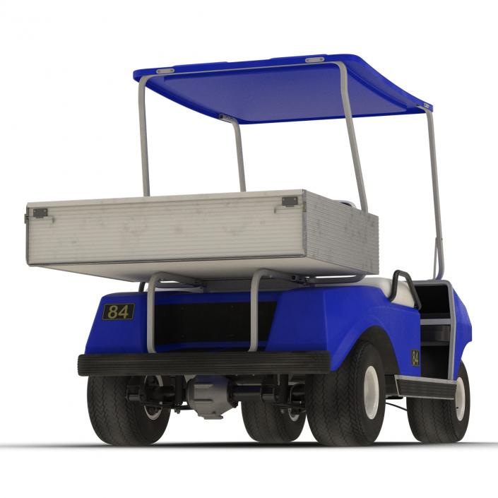 Golf Cart Blue 3D model