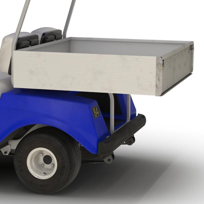 Golf Cart Blue 3D model