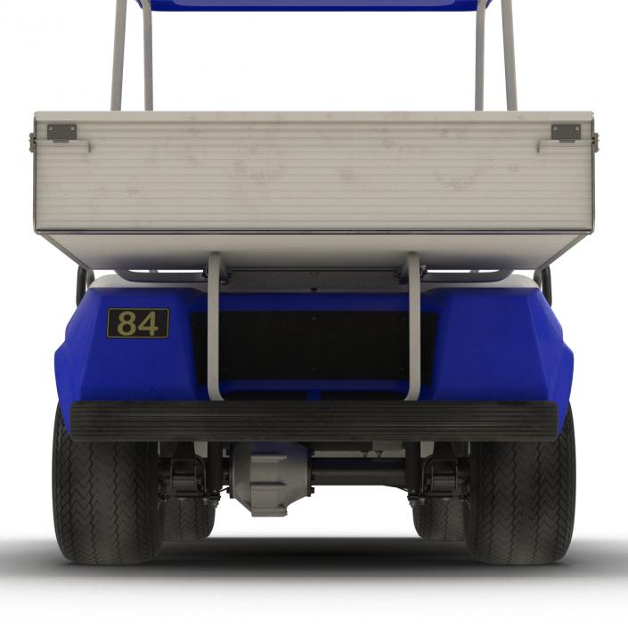 Golf Cart Blue 3D model