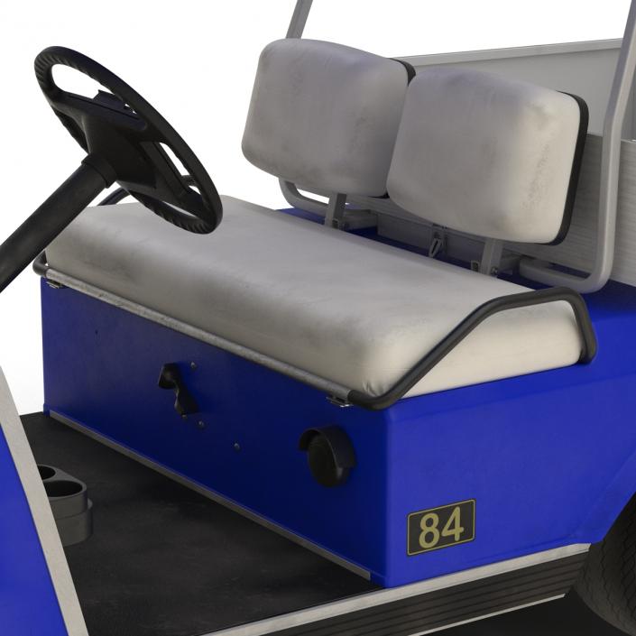 Golf Cart Blue 3D model