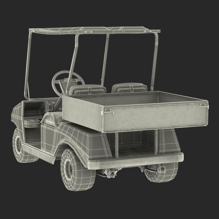 Golf Cart Blue 3D model