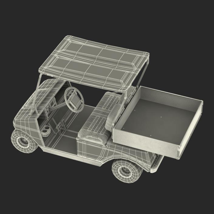 Golf Cart Blue 3D model