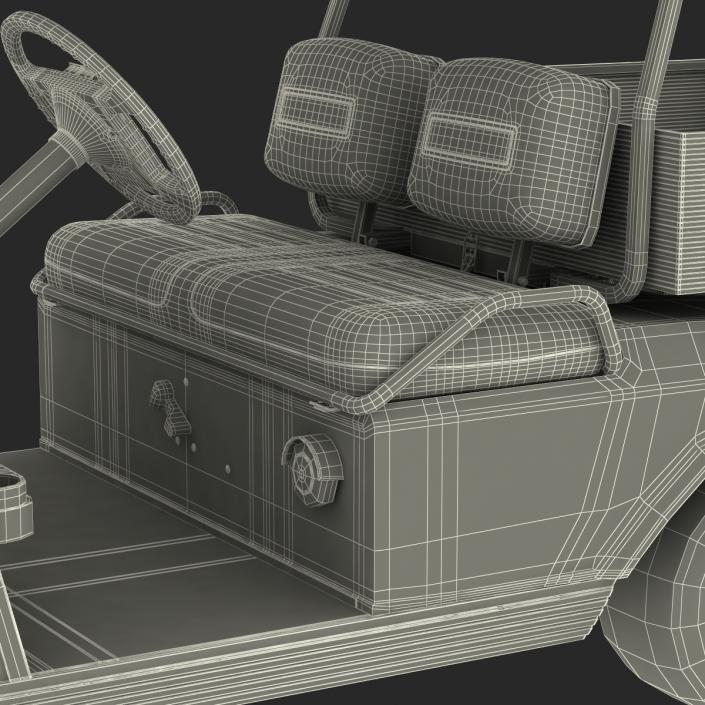 Golf Cart Blue 3D model