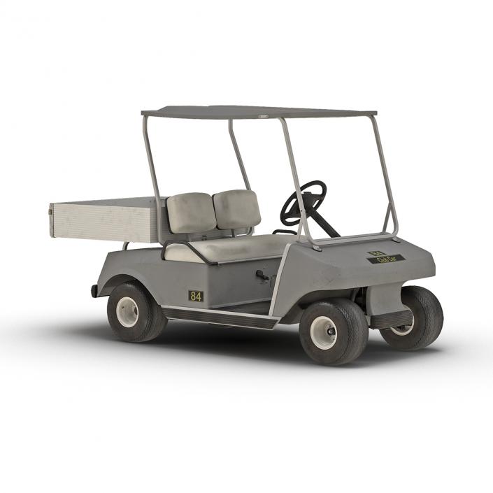 Golf Cart Gray 3D model