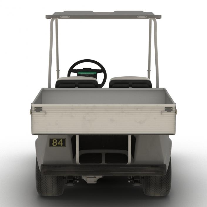 Golf Cart Gray 3D model