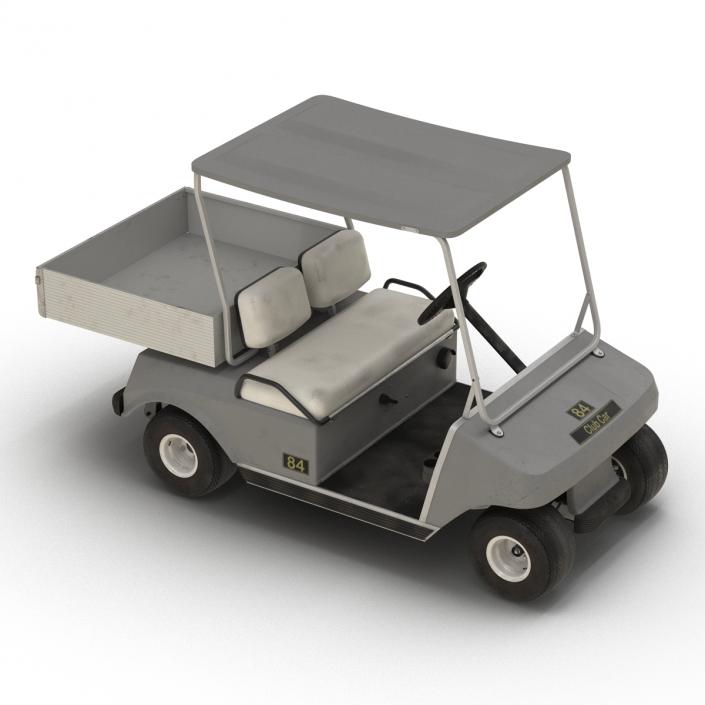 Golf Cart Gray 3D model