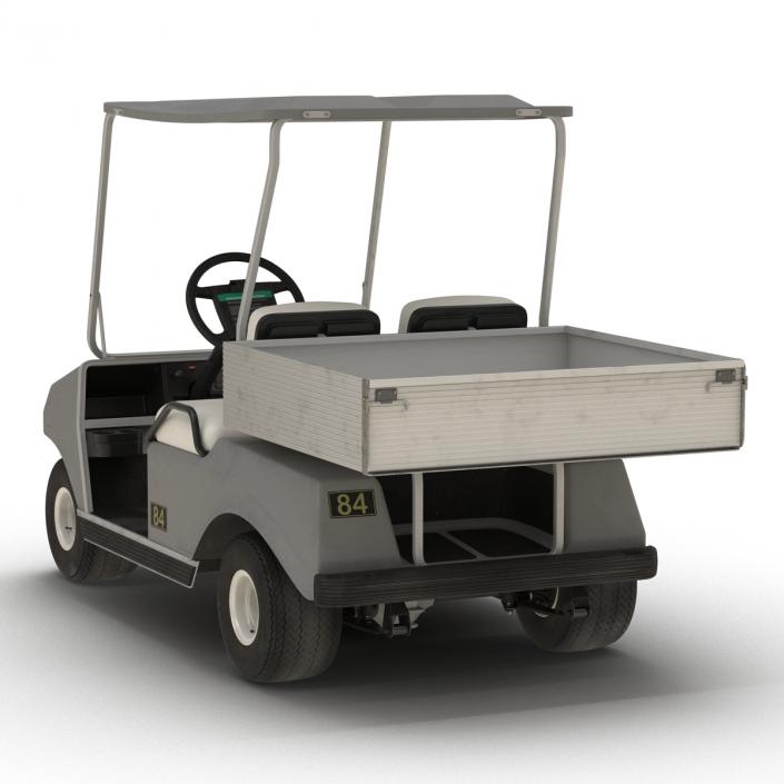 Golf Cart Gray 3D model