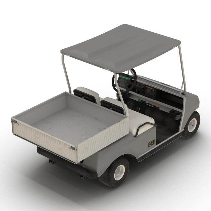 Golf Cart Gray 3D model