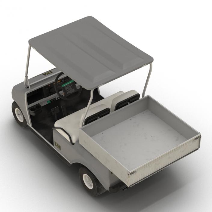 Golf Cart Gray 3D model