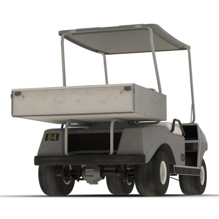 Golf Cart Gray 3D model