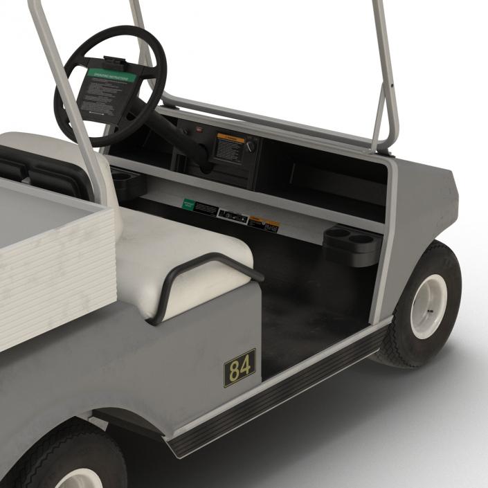 Golf Cart Gray 3D model