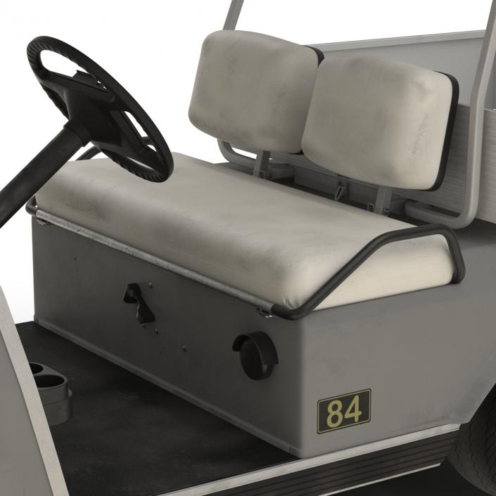 Golf Cart Gray 3D model