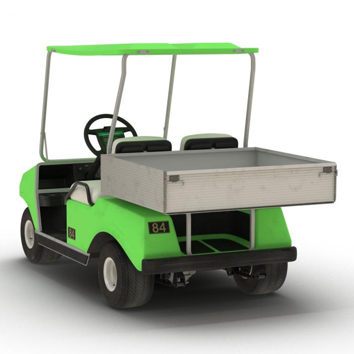 3D model Golf Cart Green