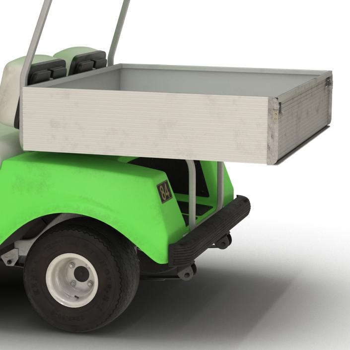 3D model Golf Cart Green