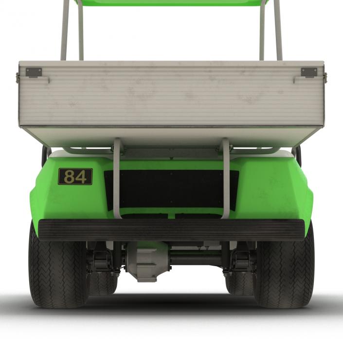 3D model Golf Cart Green