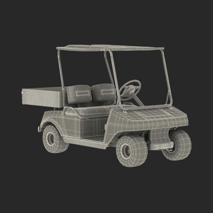 3D model Golf Cart Green