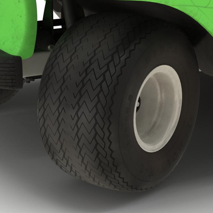 Golf Cart Green Rigged 3D