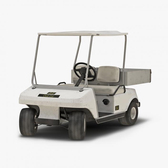 3D Golf Cart Rigged