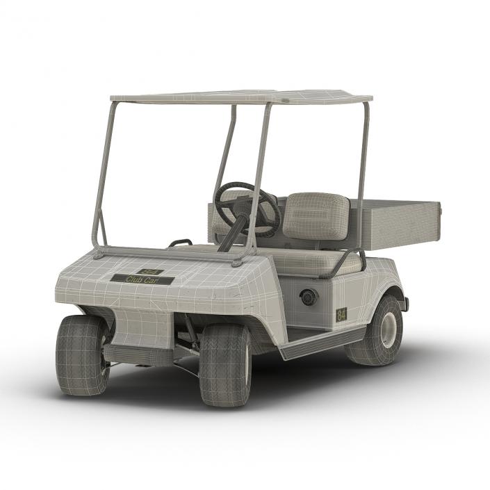 3D Golf Cart Rigged