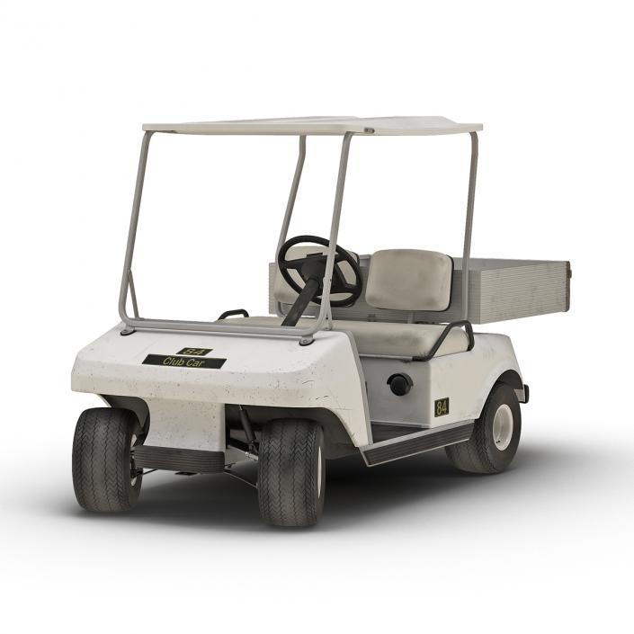 3D Golf Cart Rigged