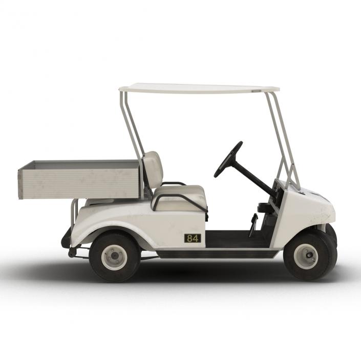 3D Golf Cart Rigged