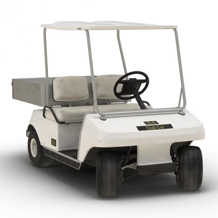 3D Golf Cart Rigged