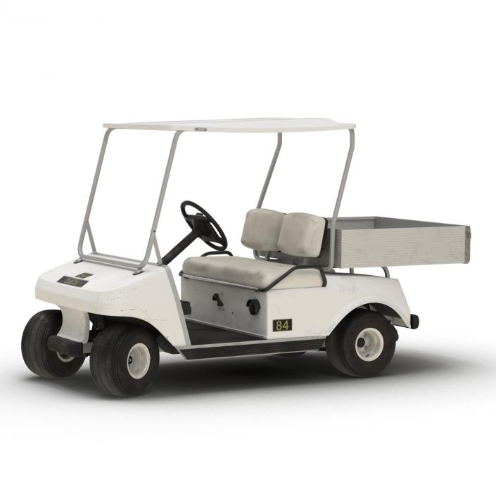 3D Golf Cart Rigged