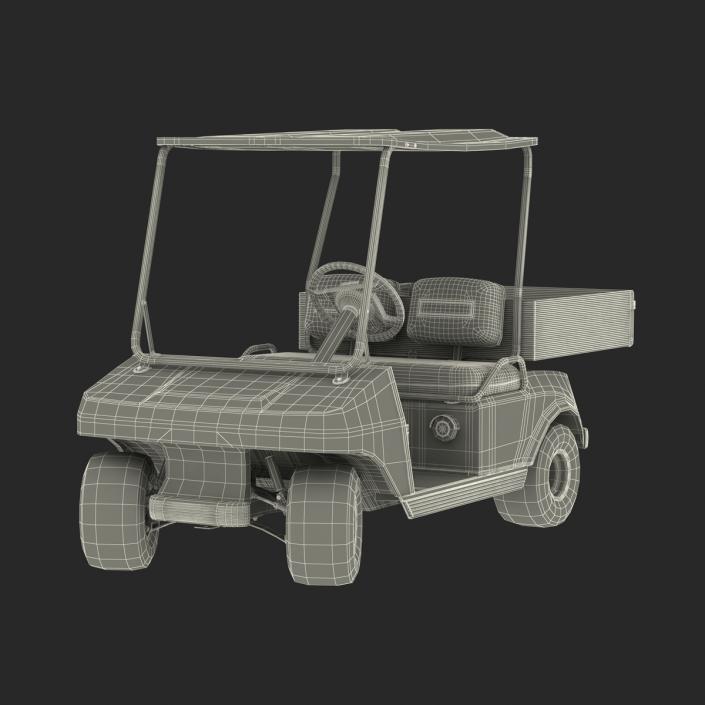 3D Golf Cart Rigged