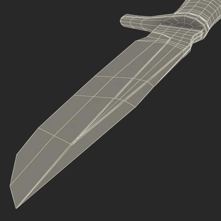 3D Hunting Knife model