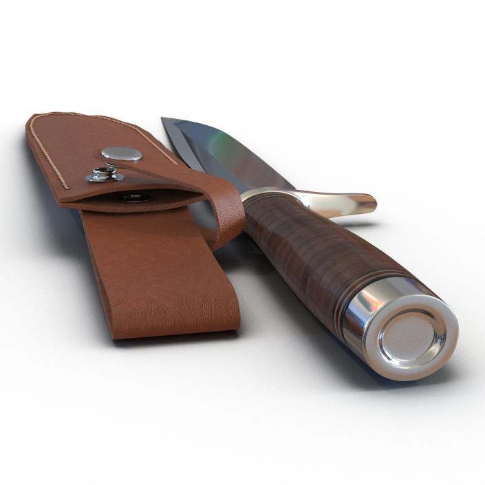 Hunting Knife Set 3D