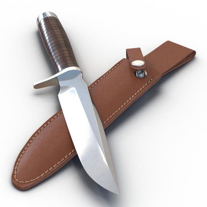 Hunting Knife Set 3D