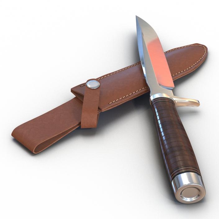 Hunting Knife Set 3D