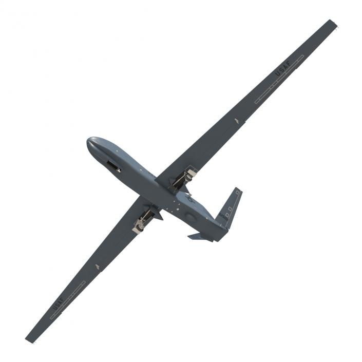 3D model RQ-4 Global Hawk UAV