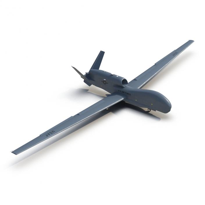 3D model RQ-4 Global Hawk UAV